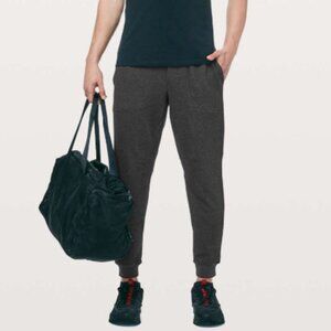 Lululemon Men's At Ease Joggers Heathered Black size medium